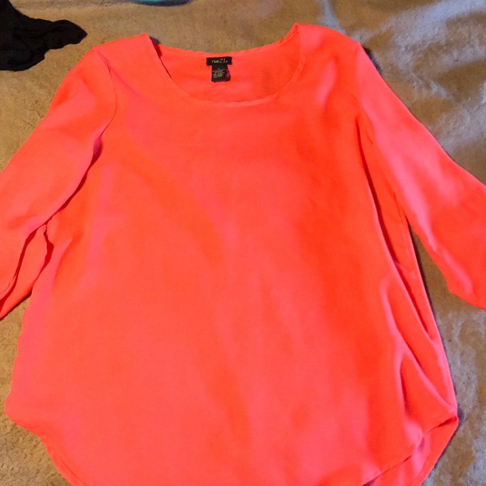 A Neon Pink Top from Rue 21!!!!!!